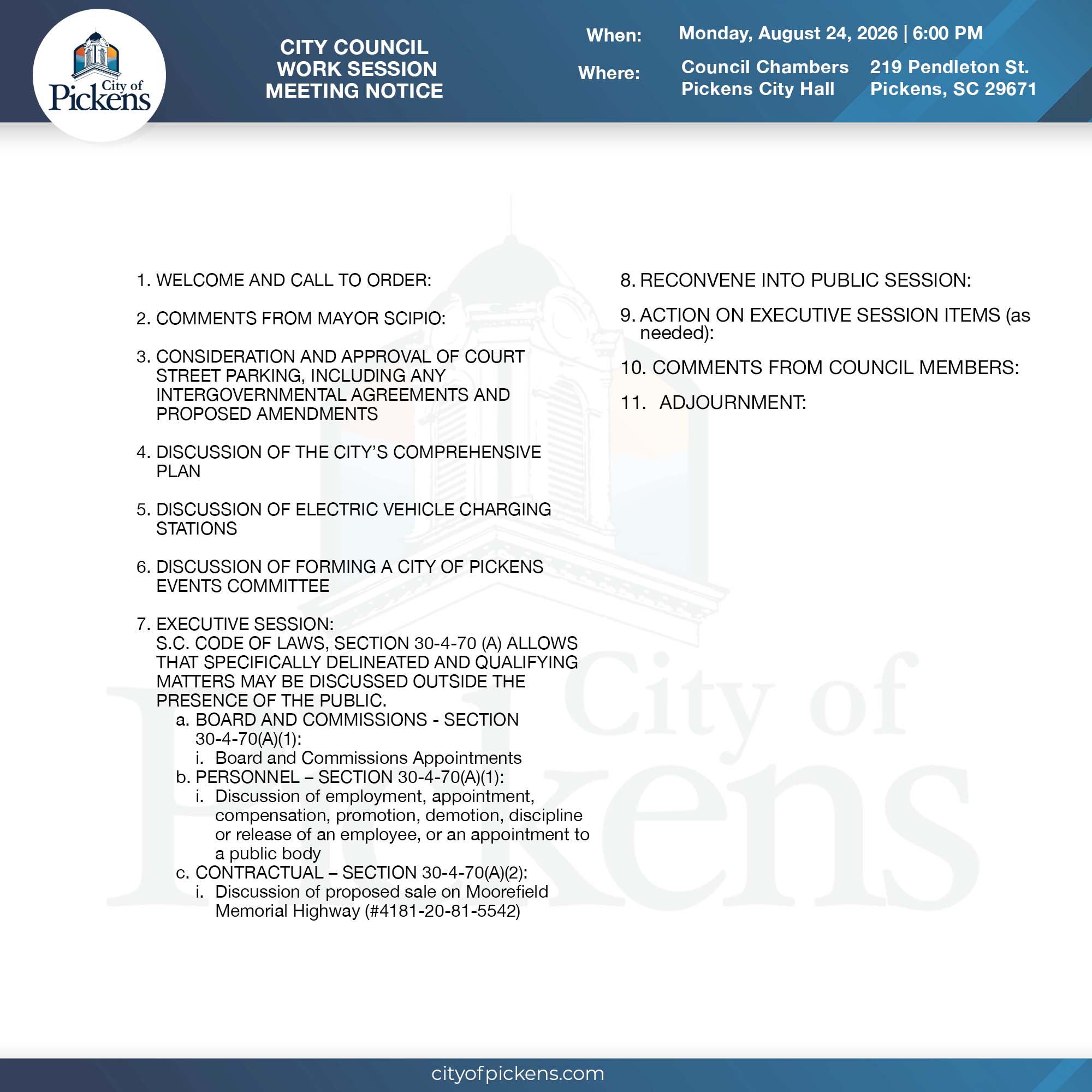 special called meeting notice copy revised