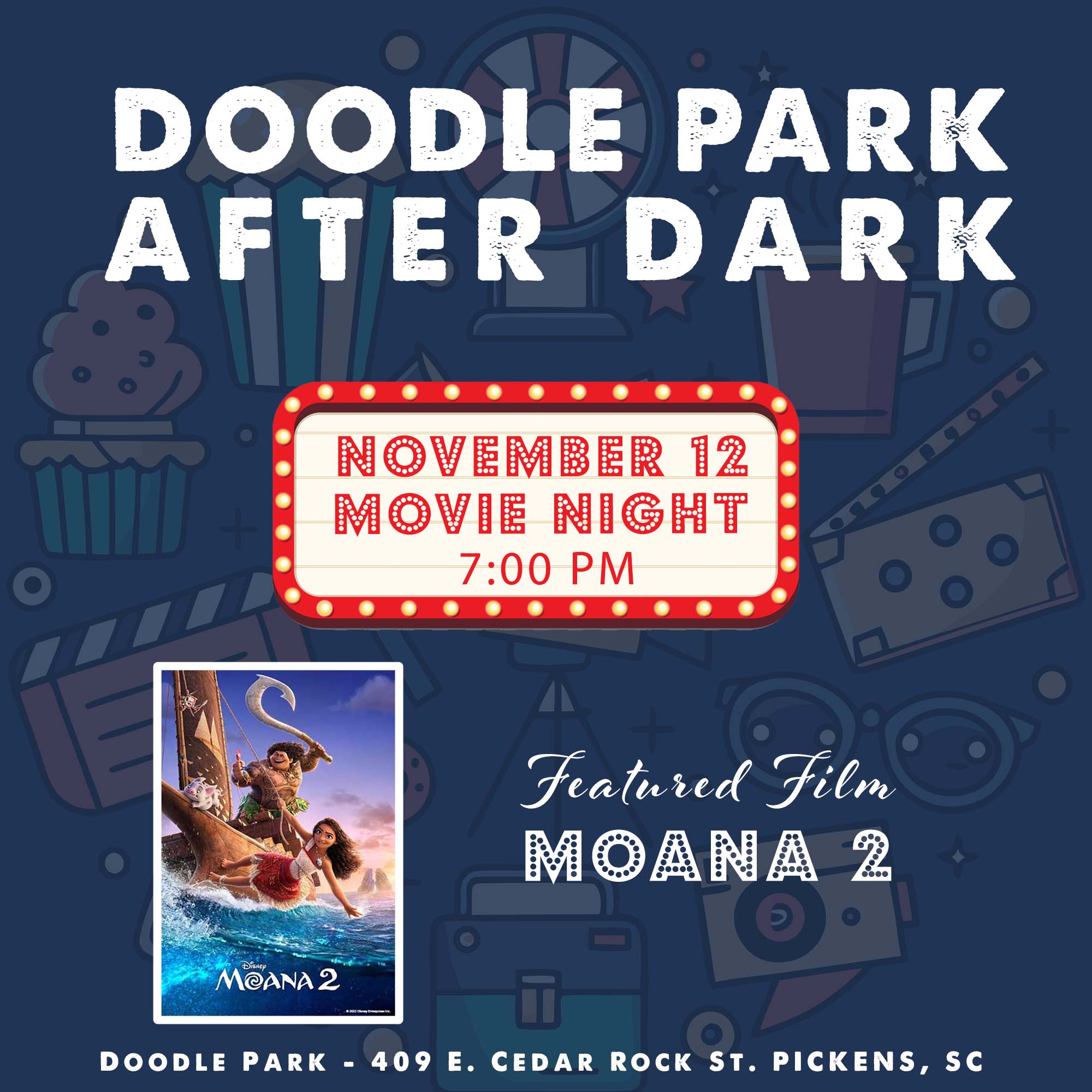 doodle park after dark moana MOYsA