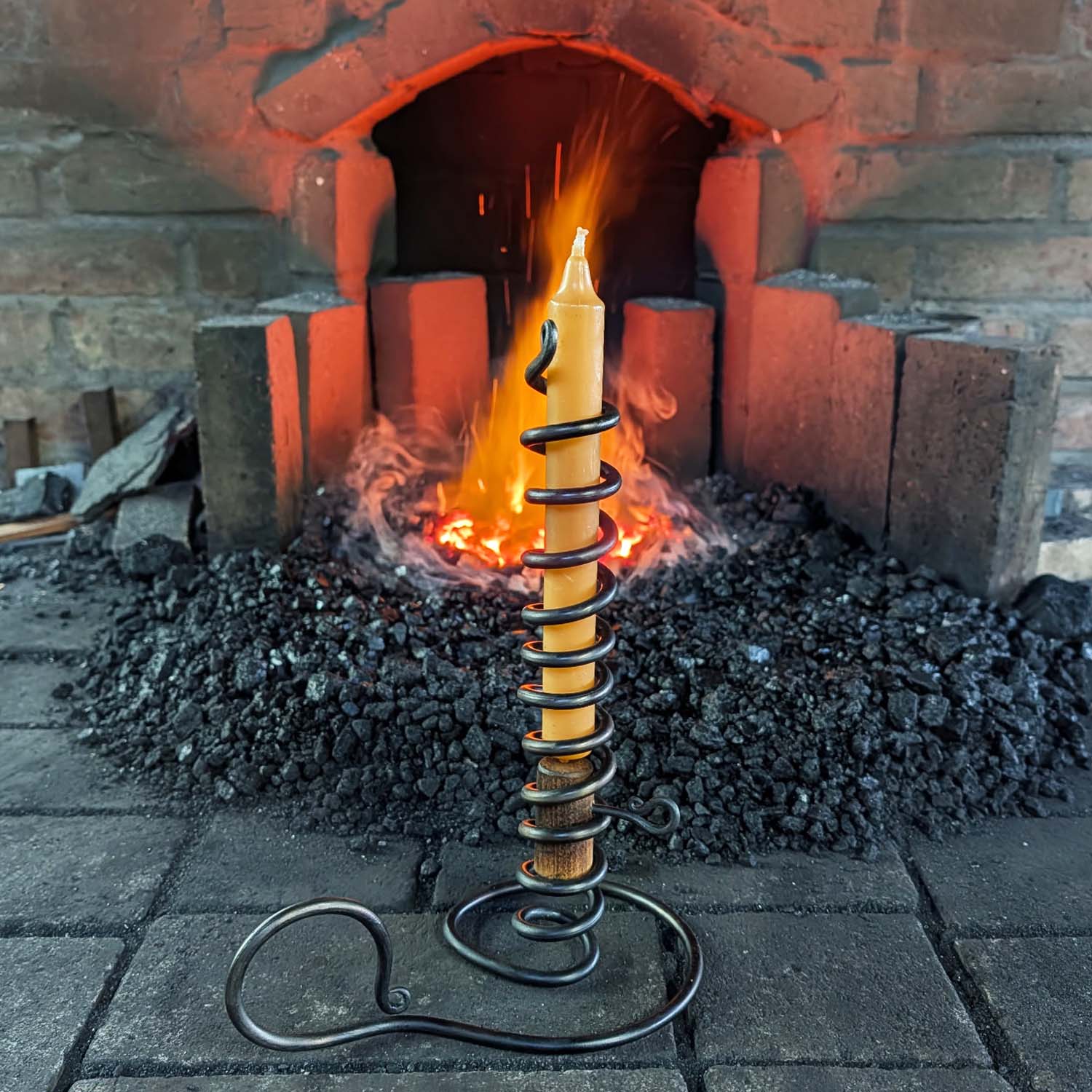 blacksmith candle stick holder square mMwulL OsLZe